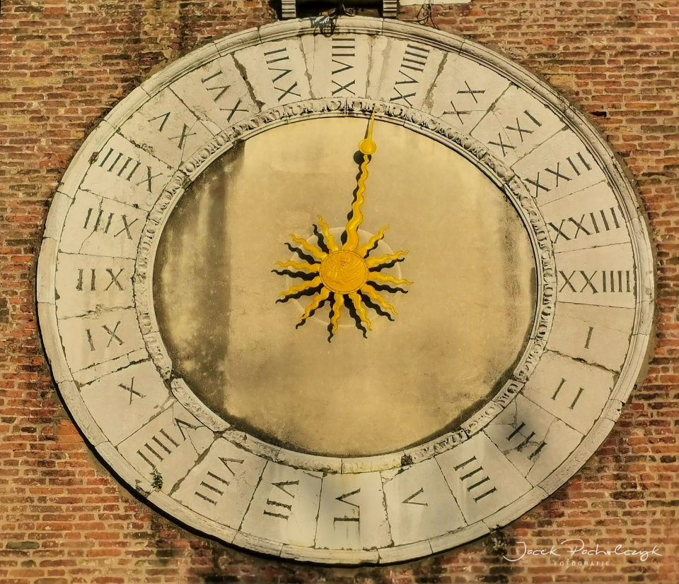 Zegar Wenecja słońce