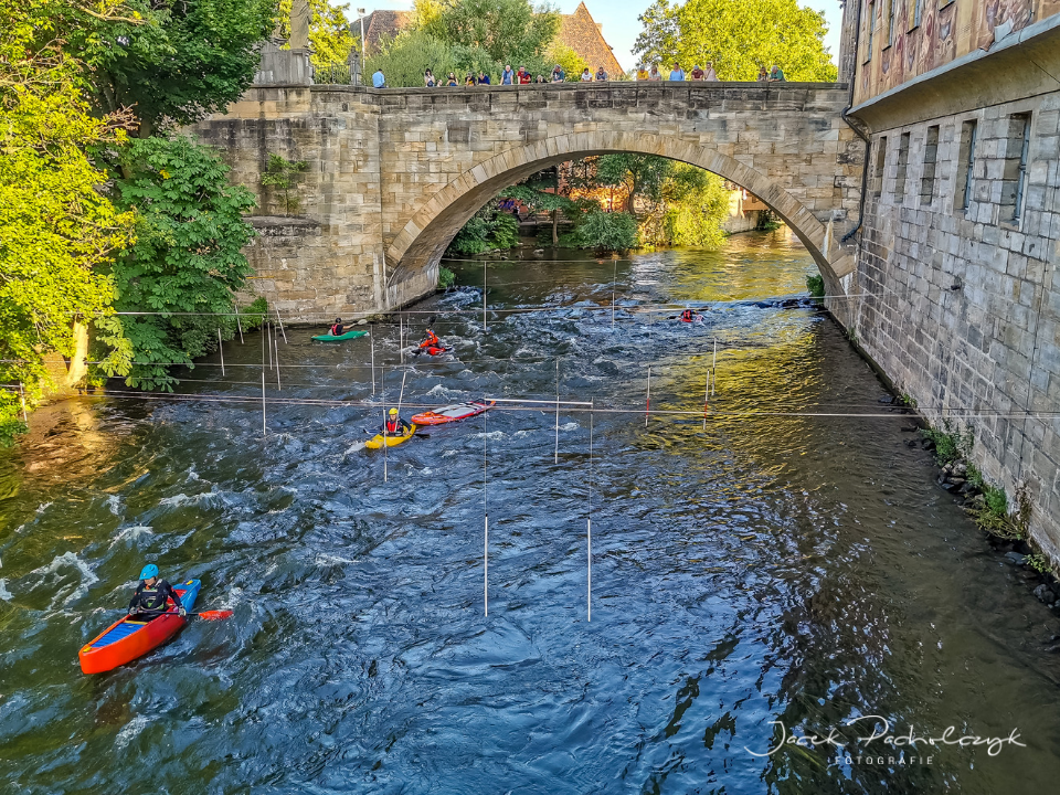 Bamberg rzeka kajakarze górscy