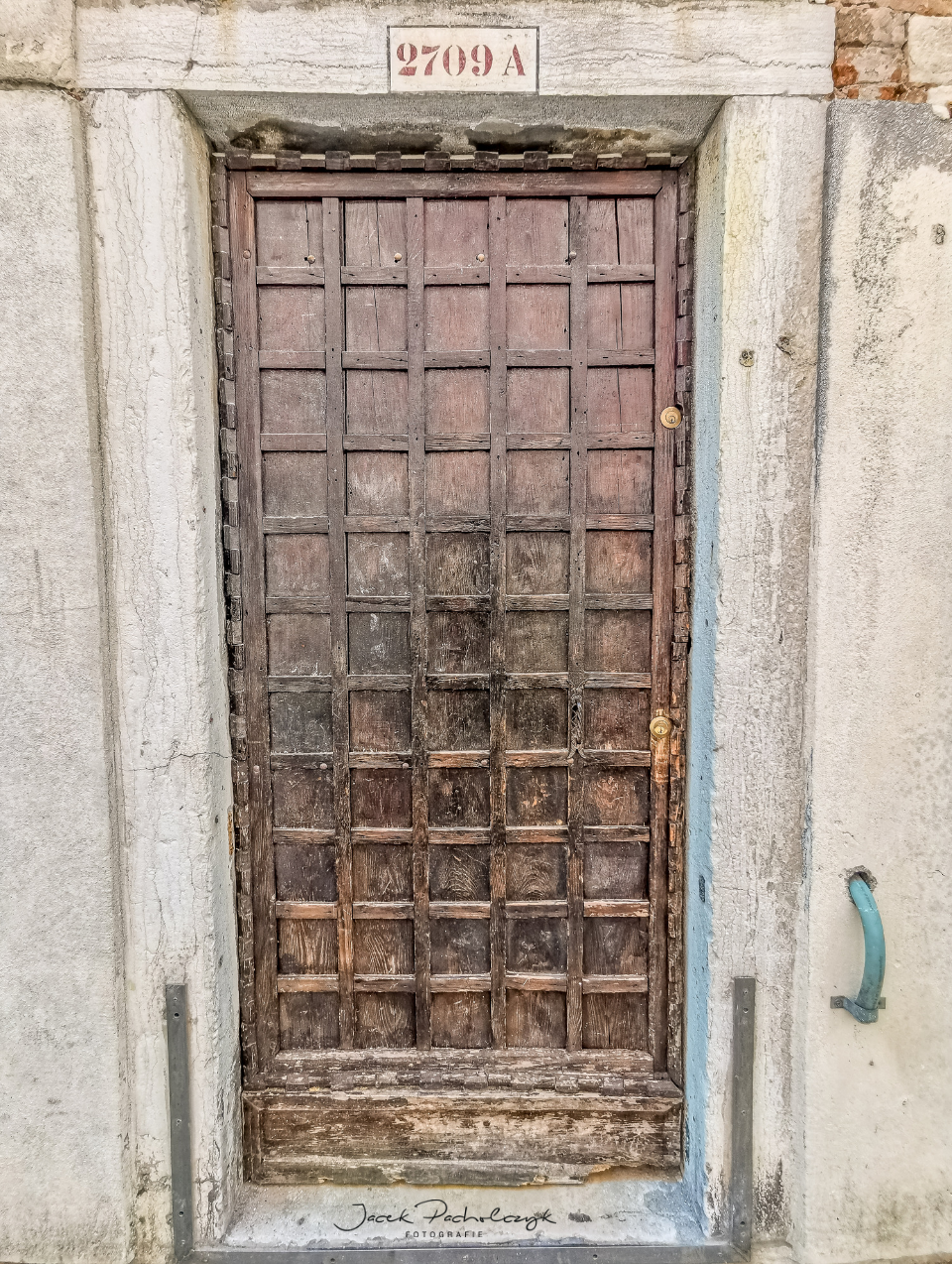 Wenecja drzwi kratownica