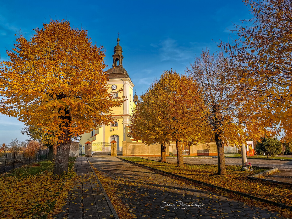 kościół w Pawłowicach listopad